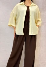 شومیز رنگی میله‌ای کد 867 - Image 8