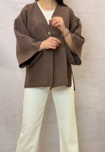 شومیز راه‌دار تک دکمه زنانه - Image 4