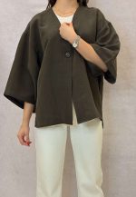 شومیز راه‌دار تک دکمه زنانه - Image 6