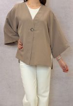 شومیز راه‌دار تک دکمه زنانه - Image 2