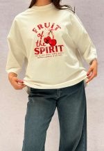 تیشرت باکسی زنانه Fruit of the Spirit - Image 2