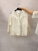 شومیز شیشه ای شکوفه - Image 4